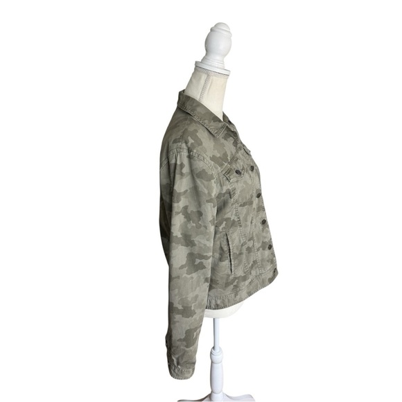ATM Sage Green Camouflage Large Denim Jacket - Picture 5 of 14
